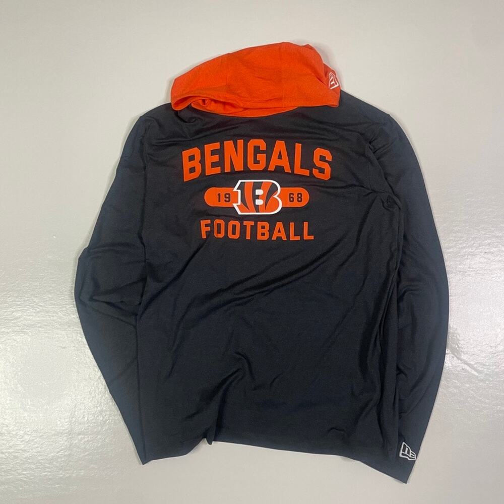 New Era Cincinnati Bengals Hoodie Men's Medium Orange Black